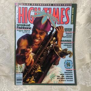 Vintage High Times Magazine July 1994 Fishbone Angelo Moore Counterculture